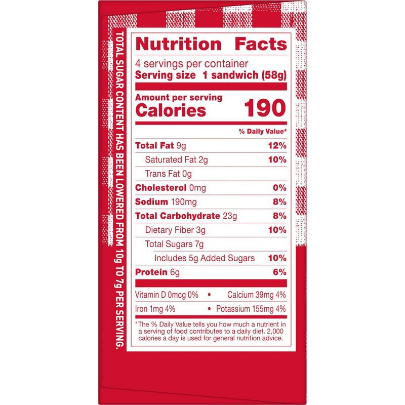 slide 6 of 9, Smucker's Uncrustables Frozen Whole Wheat Peanut Butter & Strawberry Jam Sandwich - 8oz/4ct, 4 ct; 8 oz