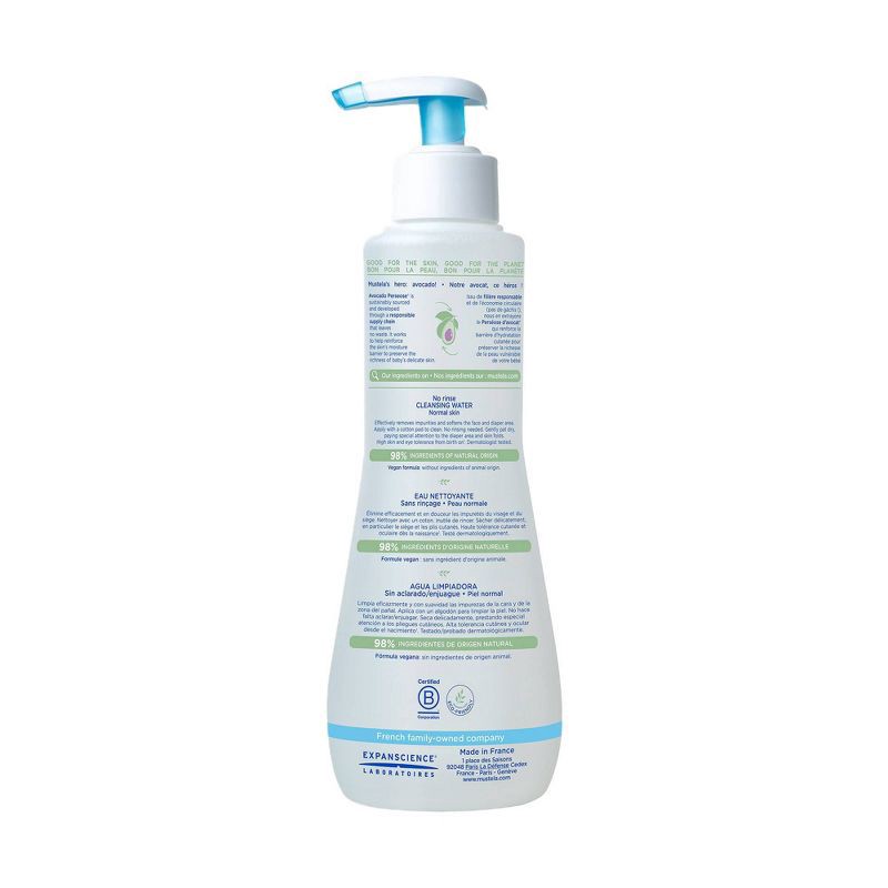 slide 2 of 10, Mustela No Rinse Cleansing Baby Micellar Water - 10.14 fl oz, 10.14 fl oz