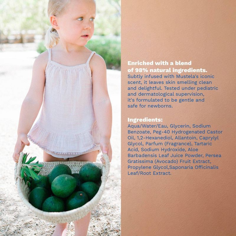 slide 10 of 10, Mustela No Rinse Cleansing Baby Micellar Water - 10.14 fl oz, 10.14 fl oz