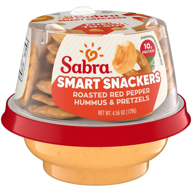 slide 4 of 8, Sabra Roasted Red Pepper Hummus Snacker - 4.56oz, 4.56 oz