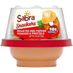 Sabra Roasted Red Pepper Hummus Snacker - 4.56oz