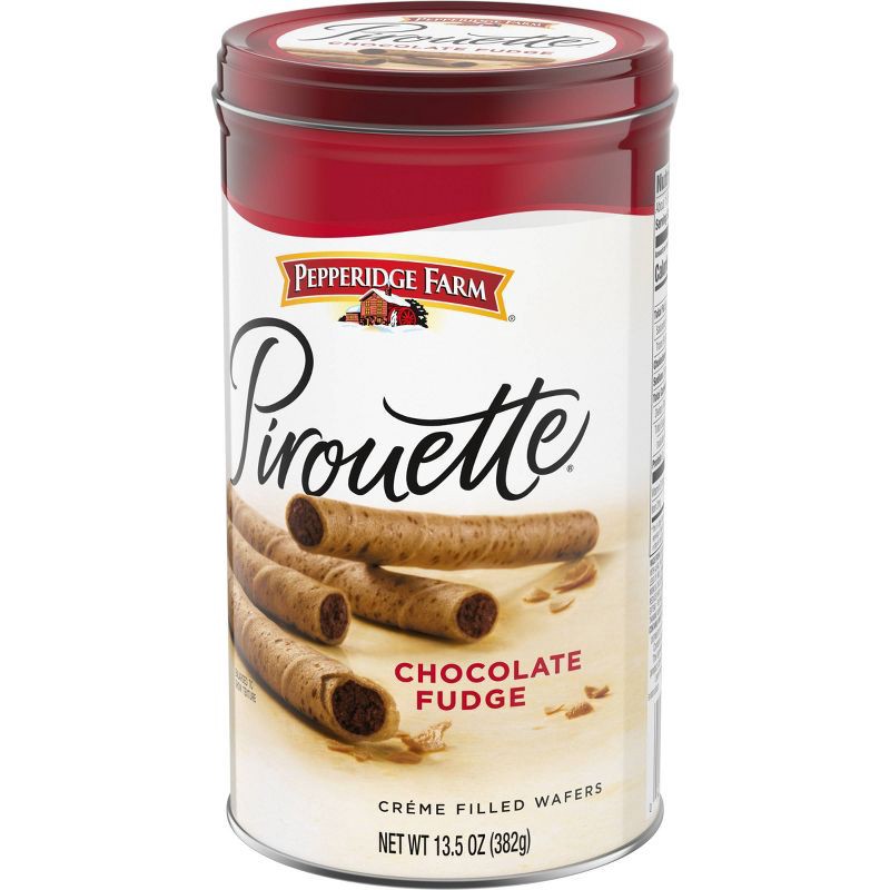 slide 9 of 9, Pepperidge Farm Pirouette Cookies Chocolate Fudge Créme Filled Wafers- 13.5oz, 13.5 oz