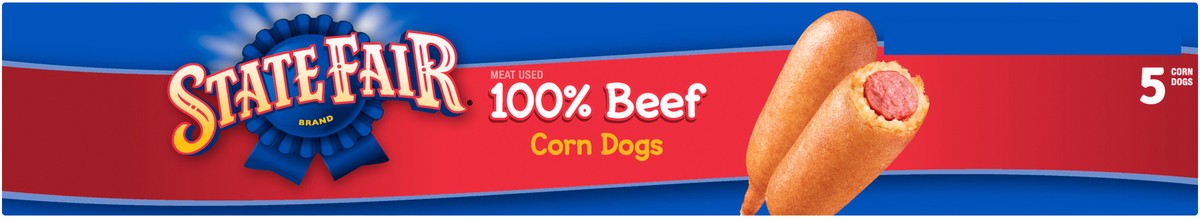 slide 9 of 9, State Fair Beef Corn Dogs, Frozen, 5 Count, 378.47 g