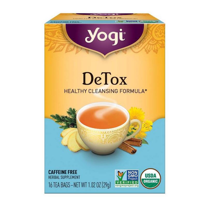 slide 1 of 7, Yogi Tea - DeTox Tea - 16ct, 16 ct