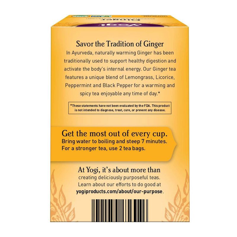 slide 2 of 6, Yogi Tea - Ginger Tea - 16ct, 16 ct