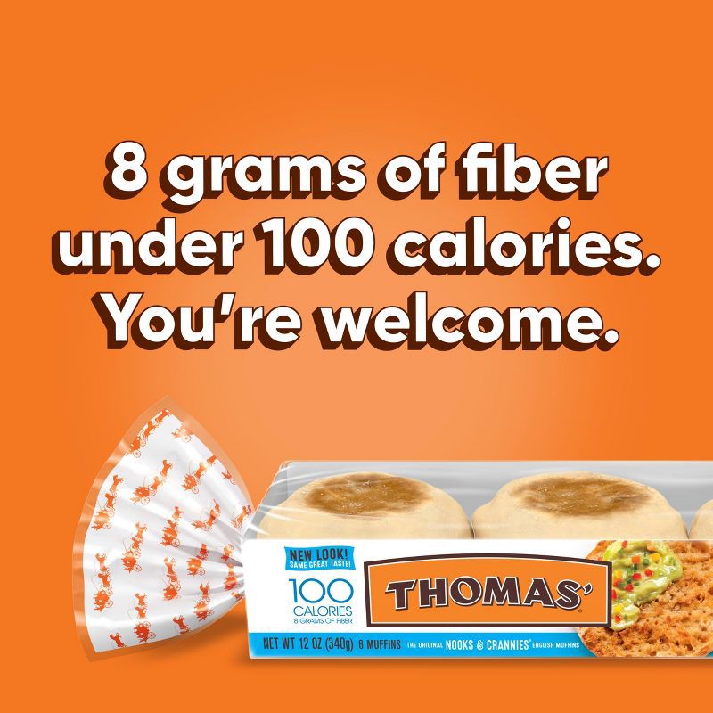 slide 5 of 13, Thomas' Light Multigrain English Muffins - 12oz/6ct, 6 ct; 12 oz