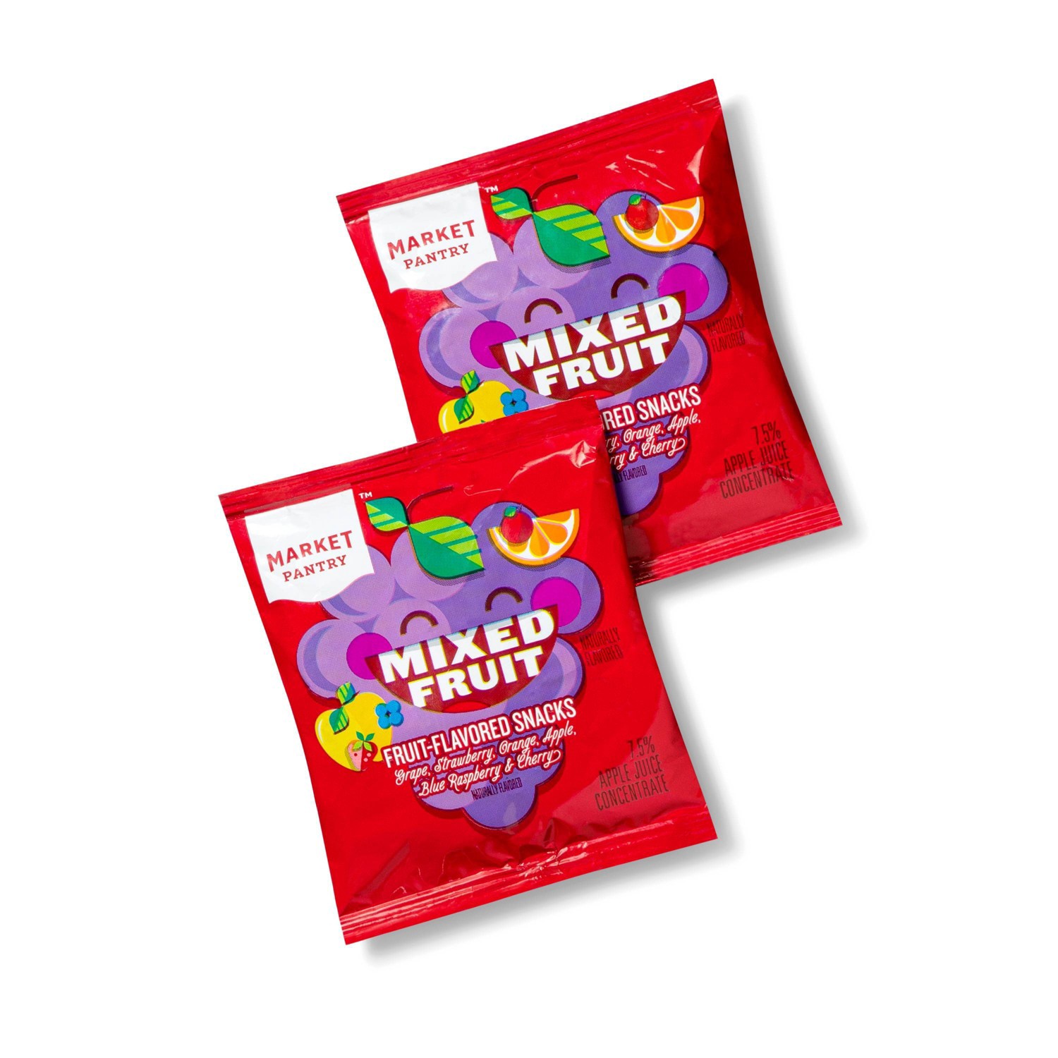 Mixed Fruit Flavored Fruit Snacks 22ct Market Pantry 22 ct Shipt