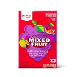 Mixed Fruit Flavored Fruit Snacks - 22ct - Market Pantry