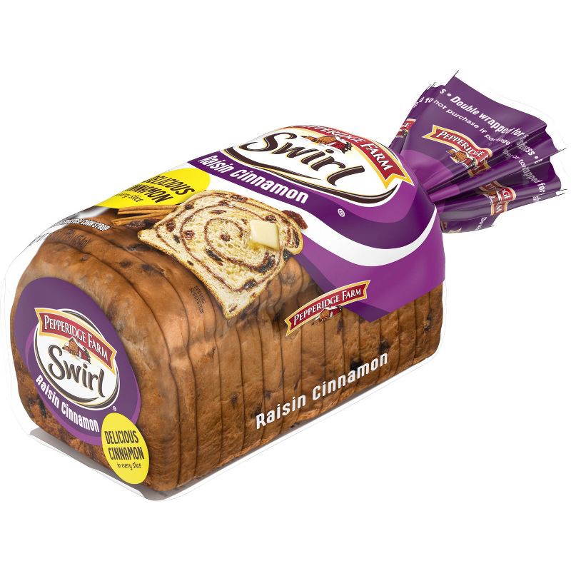 slide 5 of 6, Pepperidge Farm Raisin Cinnamon Swirl Breakfast Bread - 16oz, 16 oz