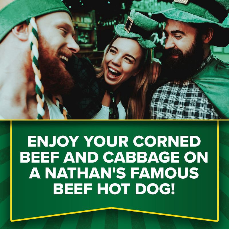 slide 10 of 10, Nathan's Famous Bun Length Skinless Beef Franks - 12oz/8ct, 8 ct; 12 oz