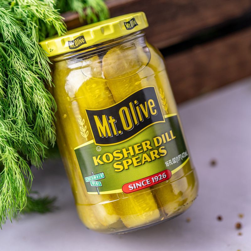 slide 5 of 8, Mt. Olive Kosher Dill Pickle Spears - 24oz, 24 oz