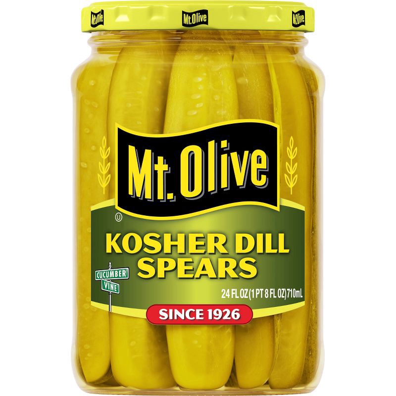 slide 1 of 8, Mt. Olive Dill Pickle Spears - 24 fl oz, 24 fl oz