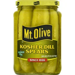 Mt. Olive Kosher Dill Pickle Spears - 24oz