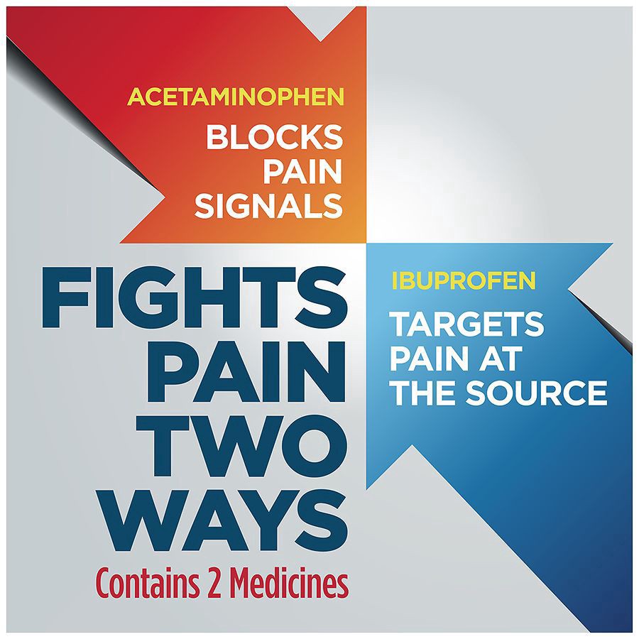 slide 5 of 5, Walgreens Dual Action Acetaminophen 250 mg and Ibuprofen (NSAID) 125 mg Tablets, 216 ct