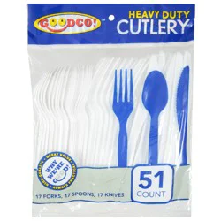 GoodCo Heavy Duty Cutlery - 51 ea