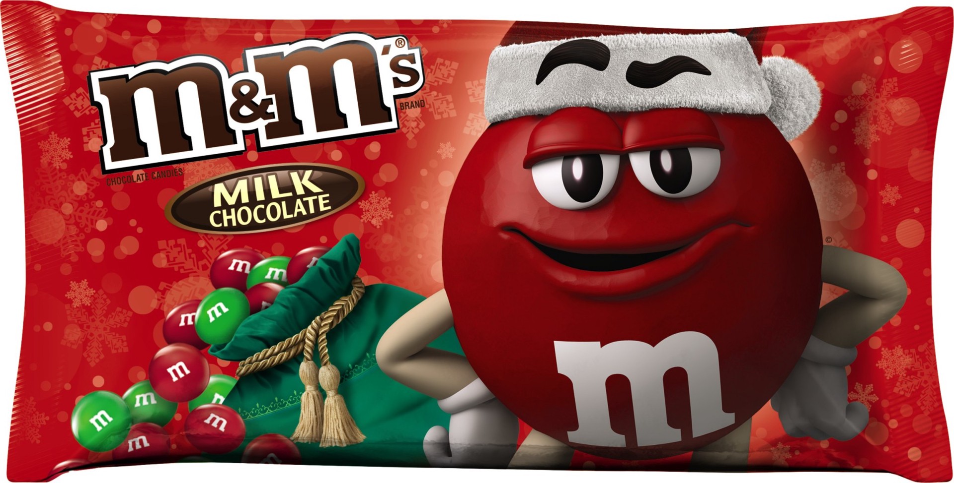 slide 1 of 6, M&M'S Holiday Milk Chocolate Candy Bag, 11.4 oz, 11 oz