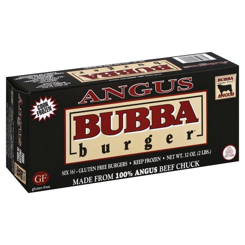 slide 2 of 4, Bubba Burger Angus Beef Chuck Burger Patties - Frozen - 32oz/6ct, 32 oz, 6 ct