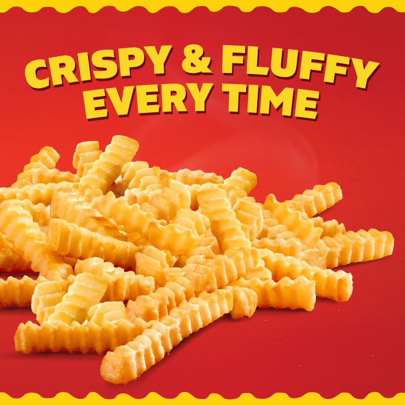 slide 3 of 9, Ore-Ida Gluten Free Frozen Crispy Crinkles French Fries - 32oz, 32 oz