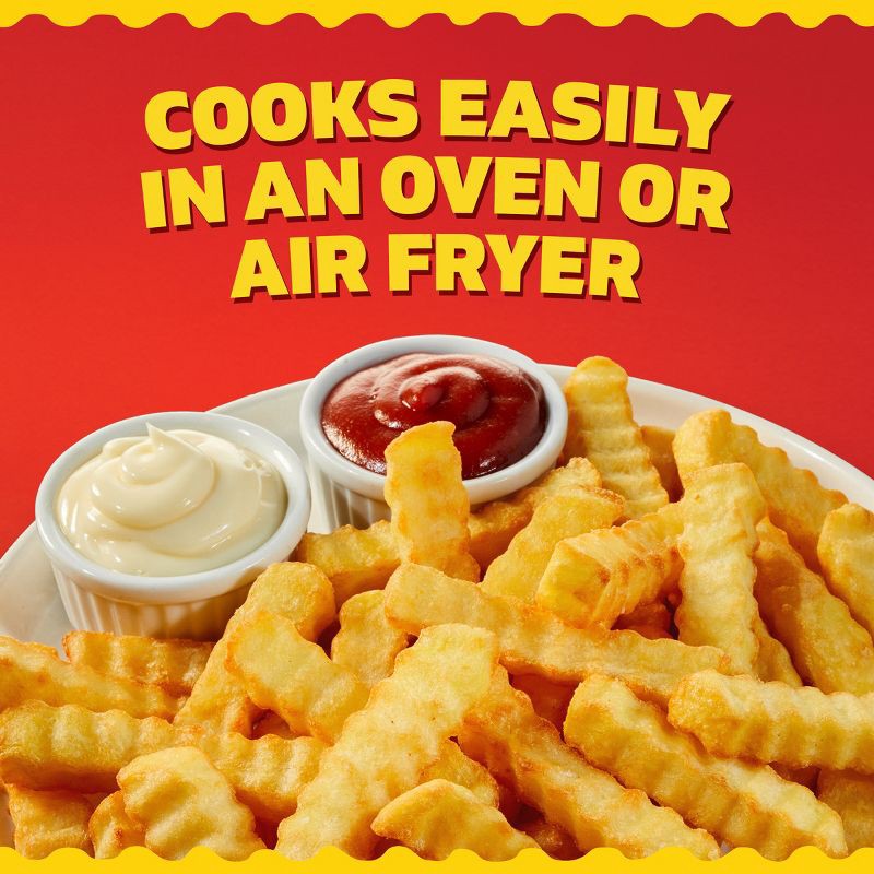 slide 5 of 9, Ore-Ida Gluten Free Frozen Crispy Crinkles French Fries - 32oz, 32 oz