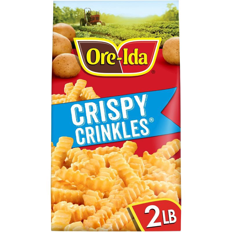 slide 1 of 8, Ore-Ida Gluten Free Frozen Crispy Crinkles French Fries - 32oz, 32 oz