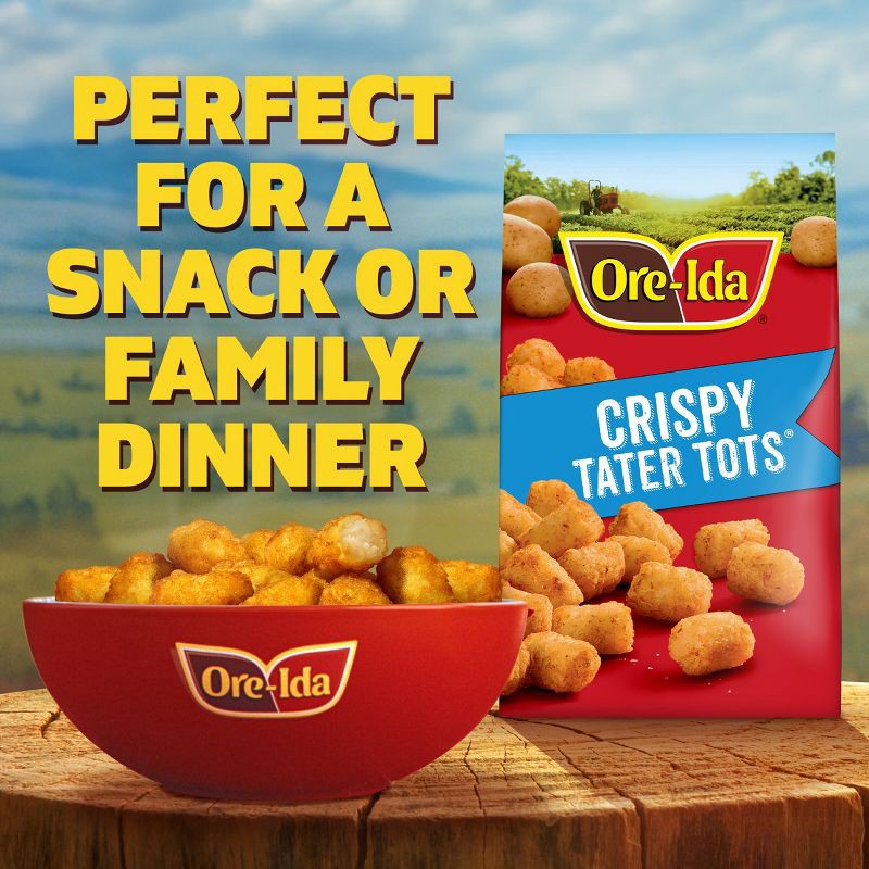slide 6 of 9, Ore-Ida Frozen Gluten Free Tater Tots Seasoned Frozen Shredded Potatoes - 32oz, 32 oz