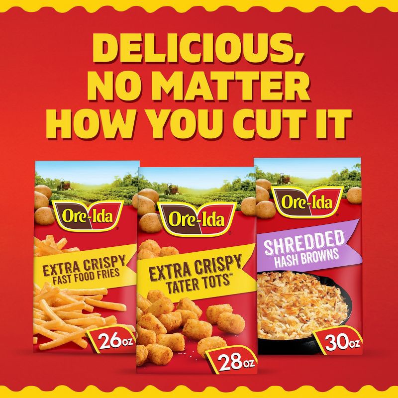 slide 9 of 10, Ore-Ida Gluten Free Extra Crispy Frozen Tater Tots - 28oz, 28 oz