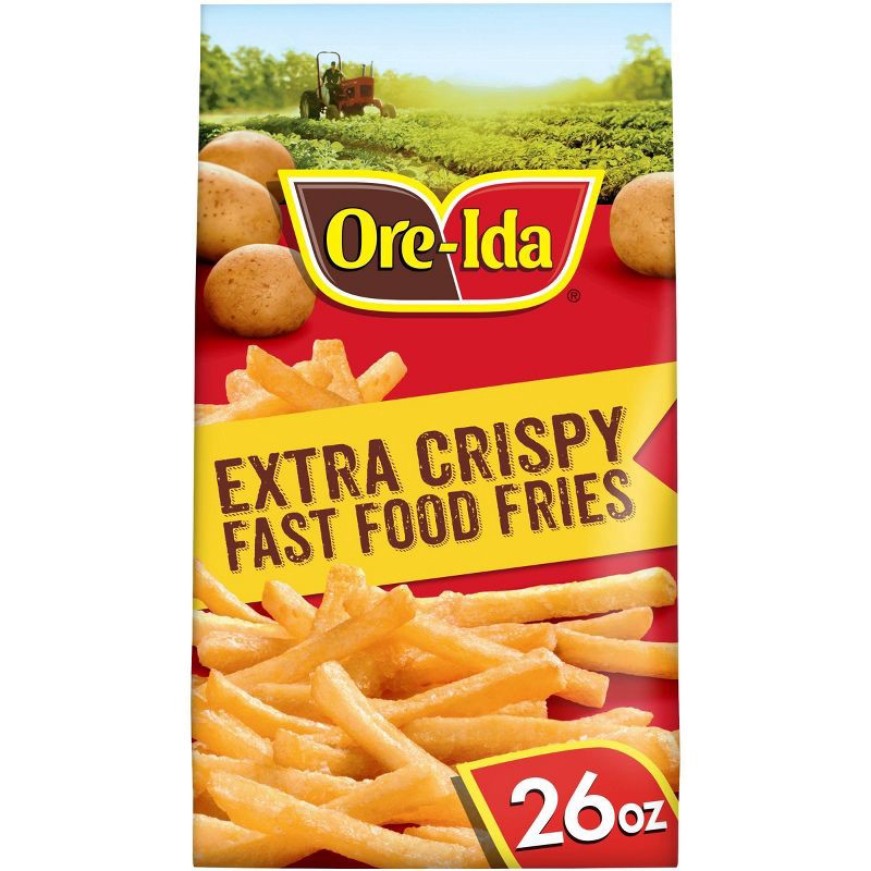 slide 1 of 11, Ore-Ida Gluten Free Frozen Extra Crispy Fast Food Fries - 26oz, 26 oz