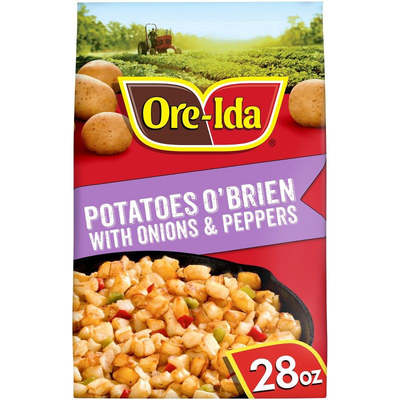 slide 1 of 10, Ore-Ida Gluten Free Frozen Potatoes O'Brien with Onions and Peppers - 28oz, 28 oz