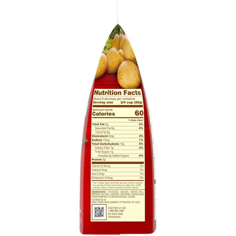 slide 9 of 10, Ore-Ida Gluten Free Frozen Potatoes O'Brien with Onions and Peppers - 28oz, 28 oz