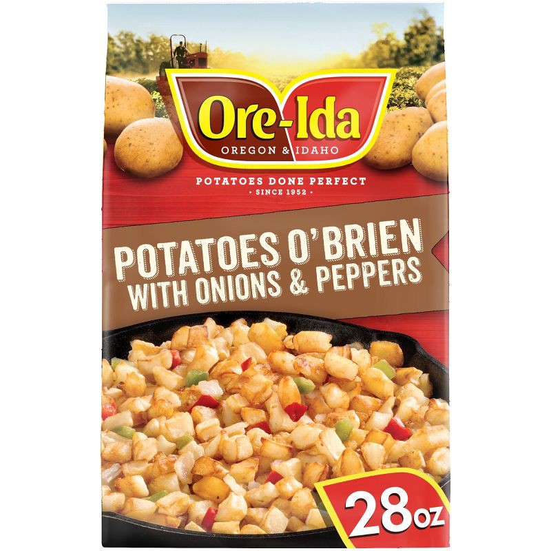 slide 1 of 10, Ore-Ida Gluten Free Frozen Potatoes O'Brien with Onions and Peppers - 28oz, 28 oz