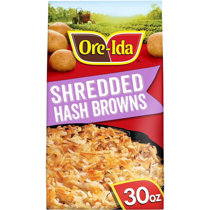 slide 11 of 11, Ore-Ida Gluten Free Frozen Shredded Hash Brown Potatoes - 30oz, 30 oz