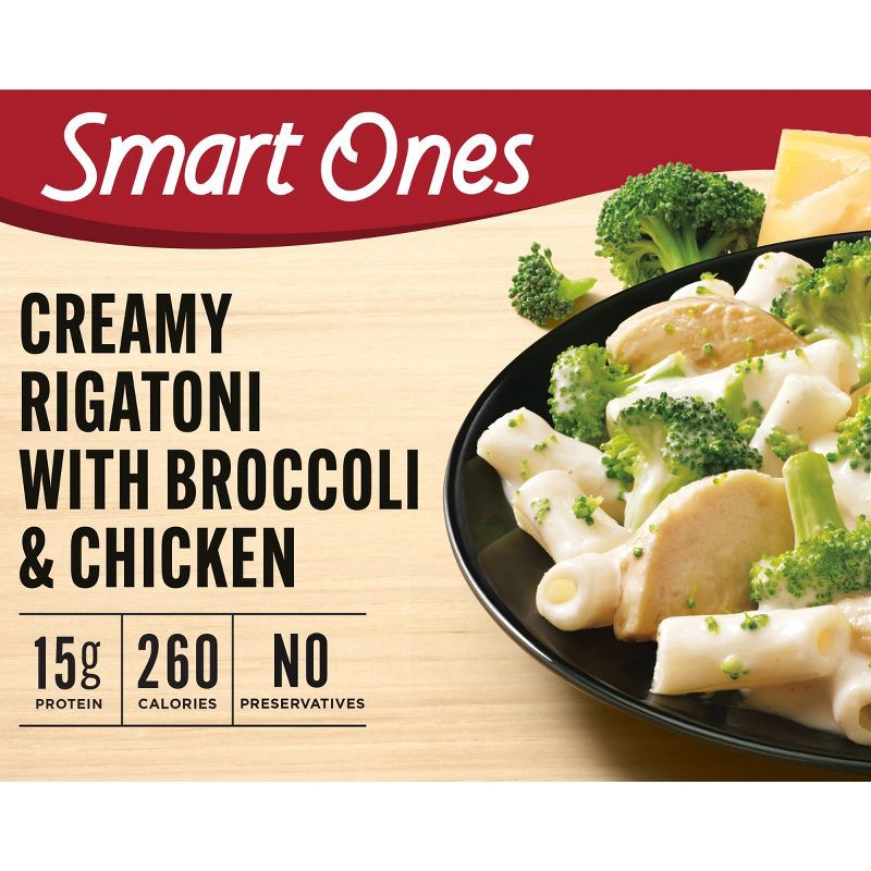 slide 1 of 9, Smart Ones Frozen Creamy Rigatoni with Broccoli & Chicken - 9oz, 9 oz