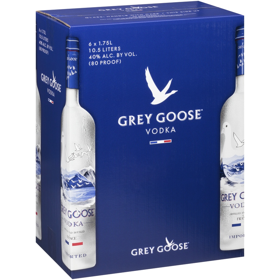 slide 2 of 6, Grey Goose Vodka 40% 175Cl/1.75L, 1.75 liter