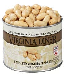 Virginia Diner Unsalted Peanuts