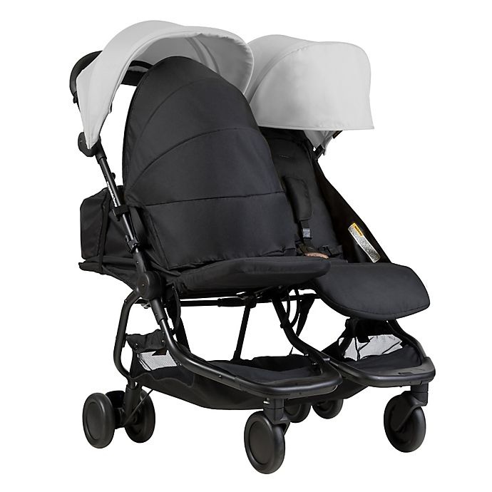 slide 3 of 7, Mountain Buggy Nano Duo Stroller - Silver, 1 ct