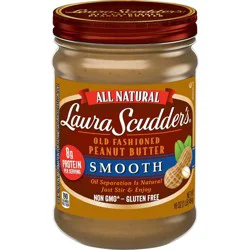 Laura Scudder All Natural Smooth Peanut Butter - 16oz