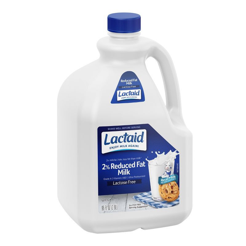 slide 3 of 6, Lactaid Lactose Free 2% Reduced Fat Milk - 96 fl oz, 96 fl oz