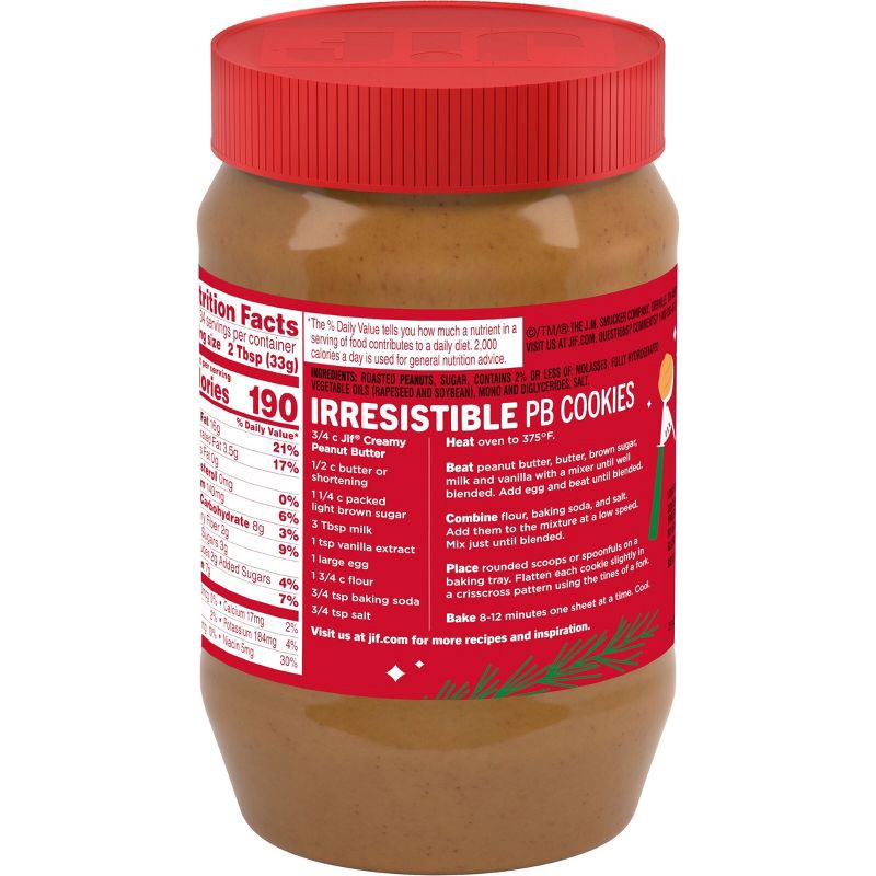 slide 9 of 9, Jif Creamy Peanut Butter - 40oz, 40 oz