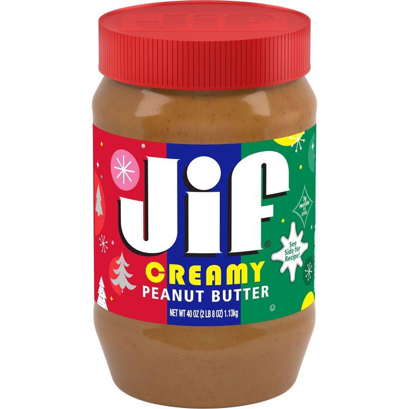 slide 1 of 6, Jif Creamy Peanut Butter - 40oz, 40 oz