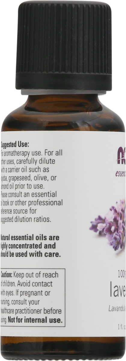 slide 6 of 10, NOW Essential Oils 100% Pure Lavender Oil, 1 fl oz