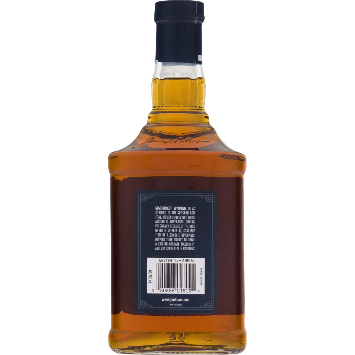 slide 3 of 3, Jim Beam Double Oak Twice Barreled Kentucky Straight Bourbon Whiskey 750 ml, 750 ml