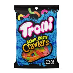Trolli Candy Sour Brite Crawlers Gummi Worms - 7.2oz