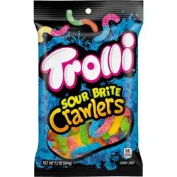 Trolli Candy Sour Brite Crawlers Gummi Worms - 7.2oz