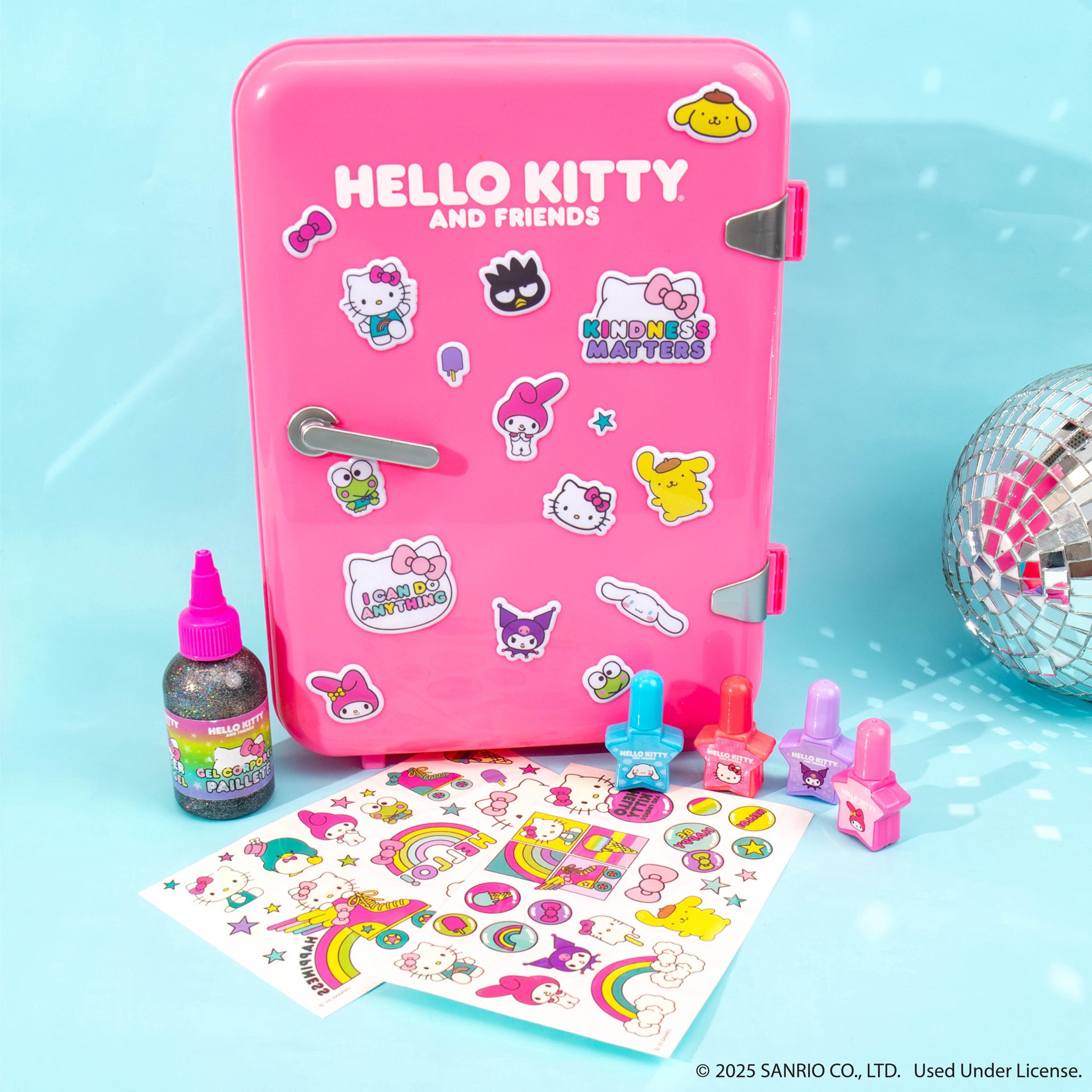 slide 3 of 5, Hello Kitty & Friends Beauty Studio, 11 in x 4 in x 8 in