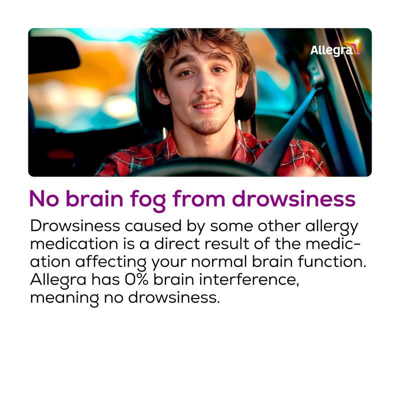 slide 4 of 10, Allegra 24 Hour Allergy Relief Medicine Tablets - Fexofenadine Hydrochloride - 30ct, 30 ct