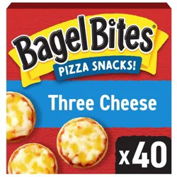 Bagel Bites Three Cheese Mini Pizza Bagel Snacks - 31.1oz/40ct