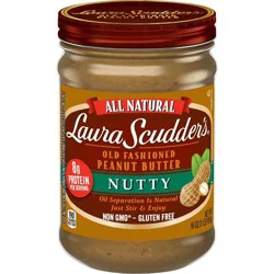 Laura Scudder Nutty Natural Peanut Butter - 16oz