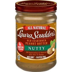 Laura Scudder Nutty Natural Peanut Butter - 16oz