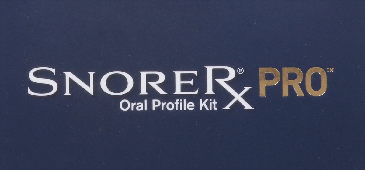 slide 4 of 9, SnoreRx Perfect-Fit Anti Snoring Mouthguard Oral Profile Kit 1 ea, 1 ct