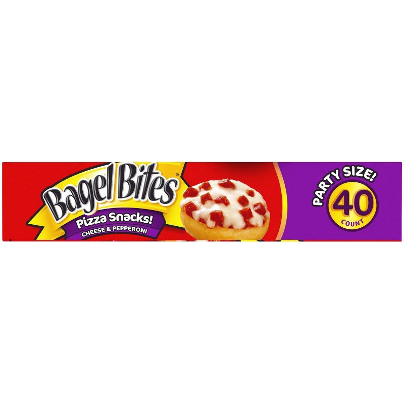 slide 15 of 15, Bagel Bites Cheese & Pepperoni Mini Pizza Bagel Frozen Snacks - 31.1oz/40ct, 40 ct; 31.1 oz